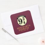 Platform 9 3 4 HOGWARTS™ EXPRESS Icon Square Sticker