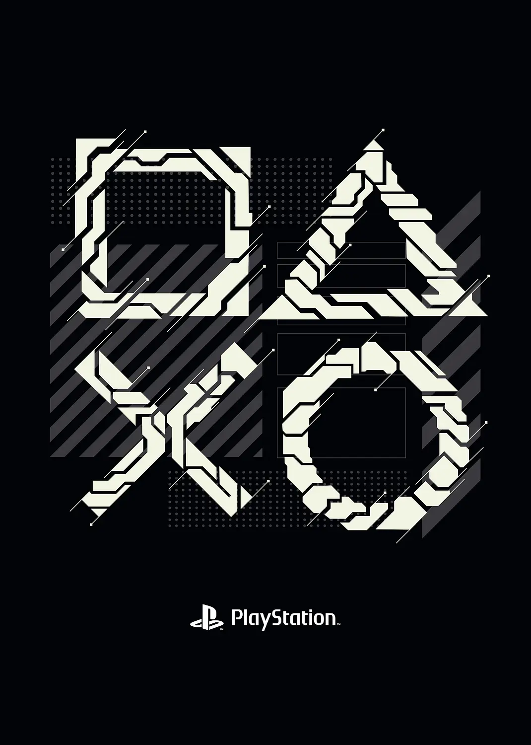 PlayStation Controller Symbols Tech Art