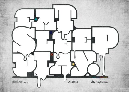 PlayStation Graffiti: Eat Sleep Play