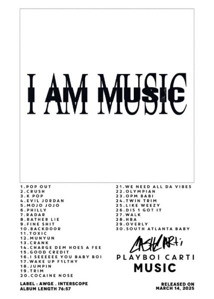 Playboi Carti Music Poster