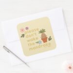 Please Dont Wake The Mandrake Square Sticker