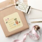 Please Dont Wake The Mandrake Square Sticker