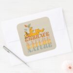 Pluto Embrace Nature Square Sticker