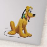 Pluto Eyes To Side Sticker