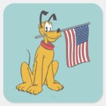 Pluto Freedom Square Sticker