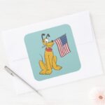 Pluto Freedom Square Sticker