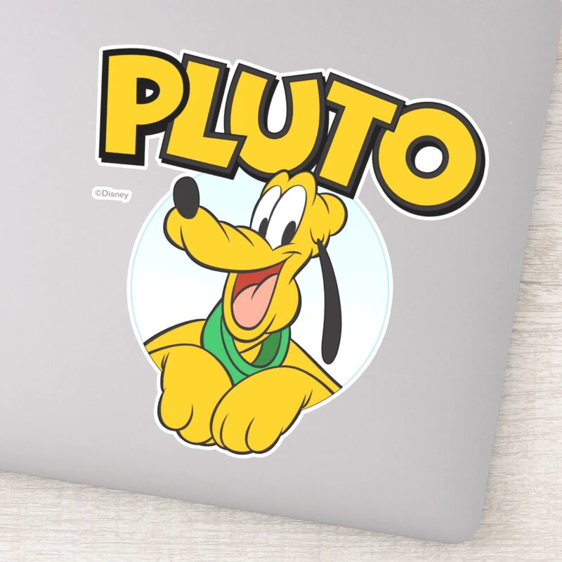 Pluto Pup With Name Sticker
