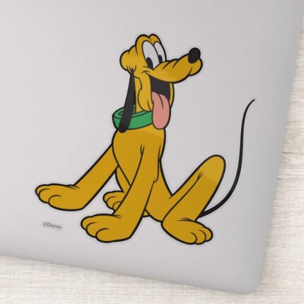 Pluto Sitting Sticker