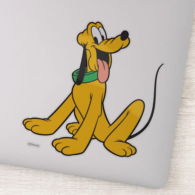 Pluto Sitting Sticker