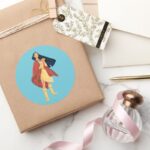 Pocahontas Cape Classic Round Sticker