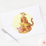 Pooh Friends 11 Classic Round Sticker