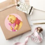 Pooh Friends 2 Classic Round Sticker