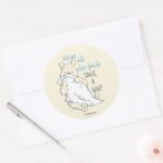 Pooh Take A Nap Quote Classic Round Sticker