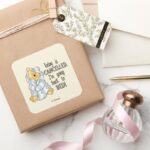 Pooh Today Is Cancelled Quote Square Sticker