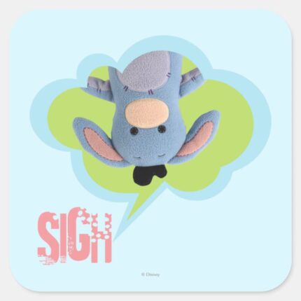 Pook A Looz Eeyore 3 Square Sticker