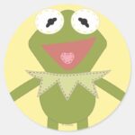 Pook A Looz Kermit The Frog Classic Round Sticker