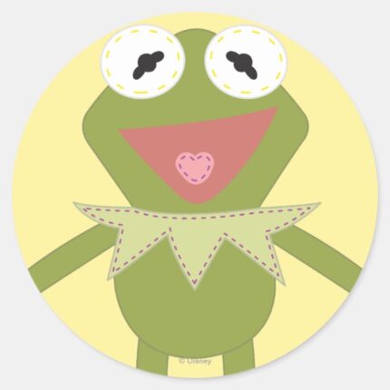 Pook A Looz Kermit The Frog Classic Round Sticker