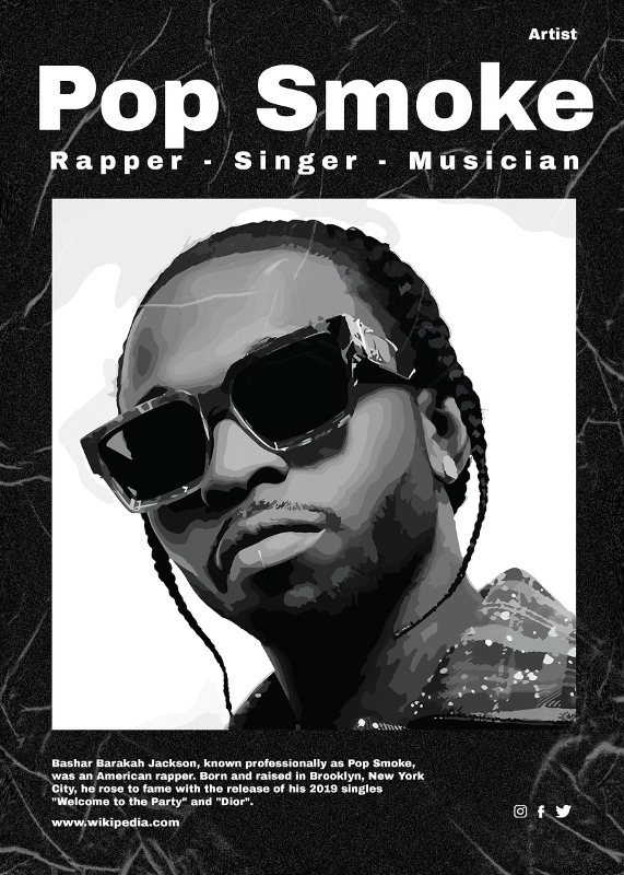 Pop Smoke Music Poster