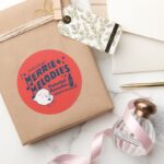 Porky MERRIE MELODIES™ Remedies 2 Classic Round Sticker