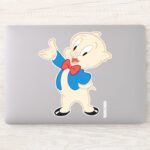 Porky Pig Classic Pose Sticker