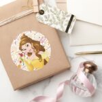 Princess Belle Classic Round Sticker