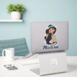 Princess Jasmine Sparkling Hair Blossoms Sticker