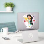 Princess Jasmine With Magic Lamp Sticker