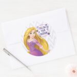 Princess Rapunzel Classic Round Sticker