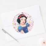 Princess Snow White Classic Round Sticker