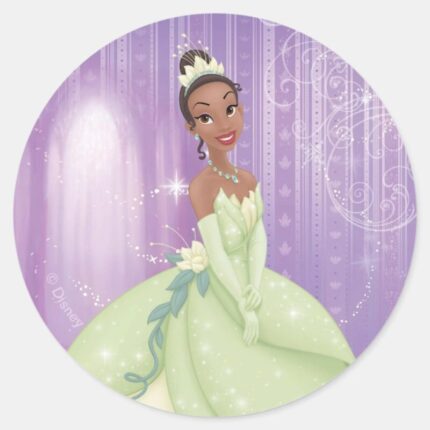 Princess Tiana Classic Round Sticker