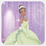 Princess Tiana Square Sticker