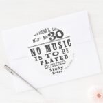 Proclamation 30 Classic Round Sticker