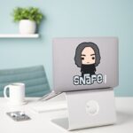 Professor Snape Cartoon Character Art Sticker