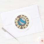 Prone Accident Classic Round Sticker