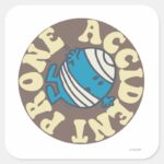 Prone Accident Square Sticker