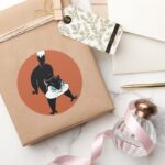 Pussyfoot Kitty Territory Classic Round Sticker