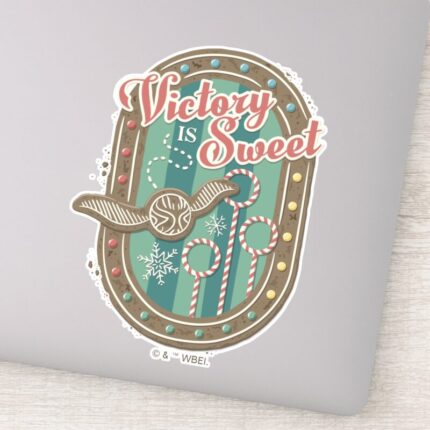 QUIDDITCH™ Victory Is Sweet Holiday Cookie Graphic Sticker
