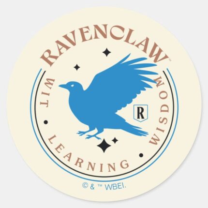 RAVENCLAW™ Blue Eagle House Pride Badge Classic Round Sticker
