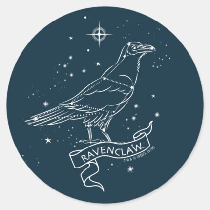 RAVENCLAW™ Constellation Graphic Classic Round Sticker