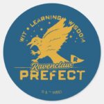 RAVENCLAW™ Prefect Badge Classic Round Sticker