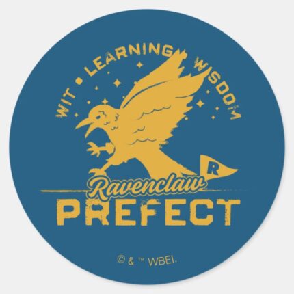RAVENCLAW™ Prefect Badge Classic Round Sticker