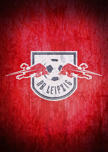 RB Leipzig Logo Football Poster