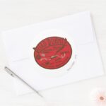 ROAD RUNNER™ Drive Thru 2 Classic Round Sticker