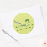 ROAD RUNNER™ Going Fast Classic Round Sticker
