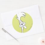 ROAD RUNNER™ Tongue Classic Round Sticker