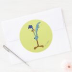 ROAD RUNNER™ In Color Classic Round Sticker