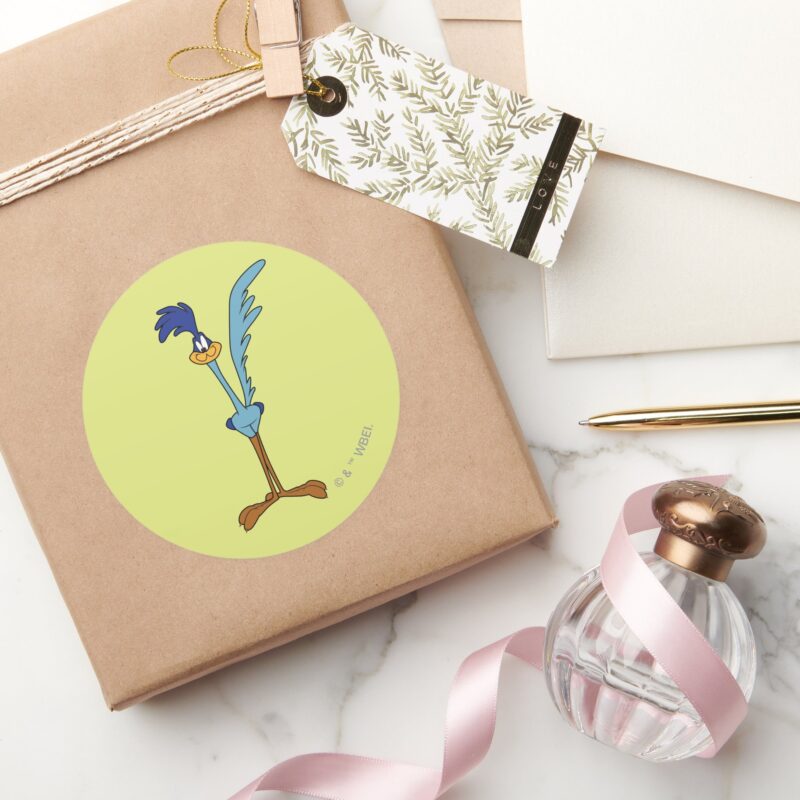 ROAD RUNNER™ In Color Classic Round Sticker