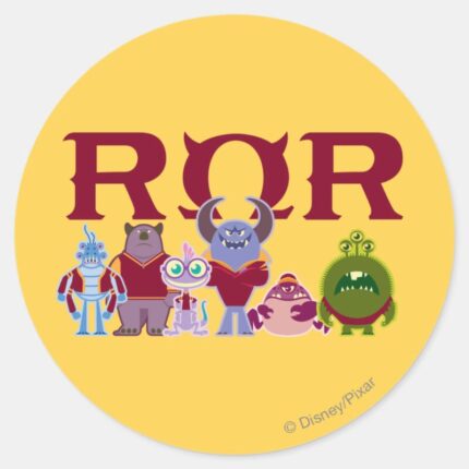 ROR Scare Students Classic Round Sticker