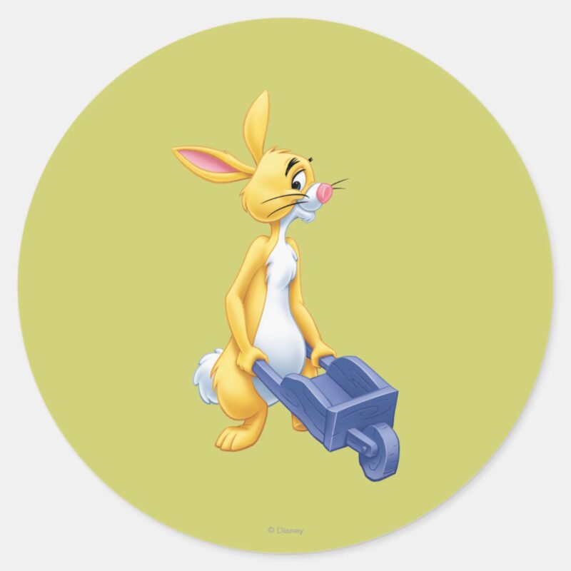 Rabbit 2 Classic Round Sticker