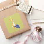 Rabbit 2 Square Sticker